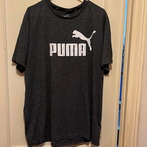 Gently loved men dark grey short sleeve Puma tea shirt. Size XXL smoke free